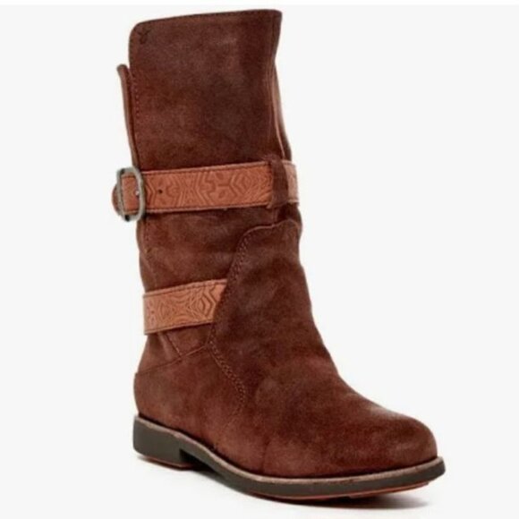 EMU Australia Wood Leather Ainslie 10" Shaft Suede Boot Size 10 EU 42 - Picture 2 of 12